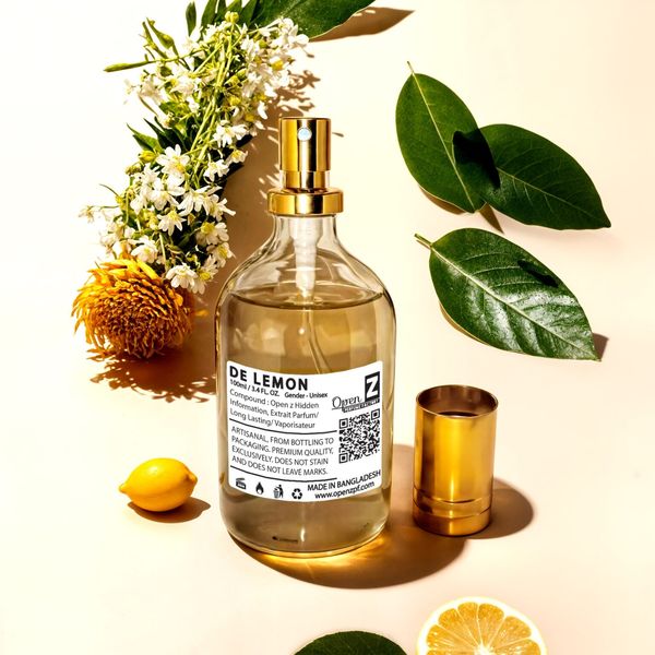 DE LEMON - Fresh Citrus Unisex Perfume | 100ml | Long Lasting | sera E-shop - Image 4