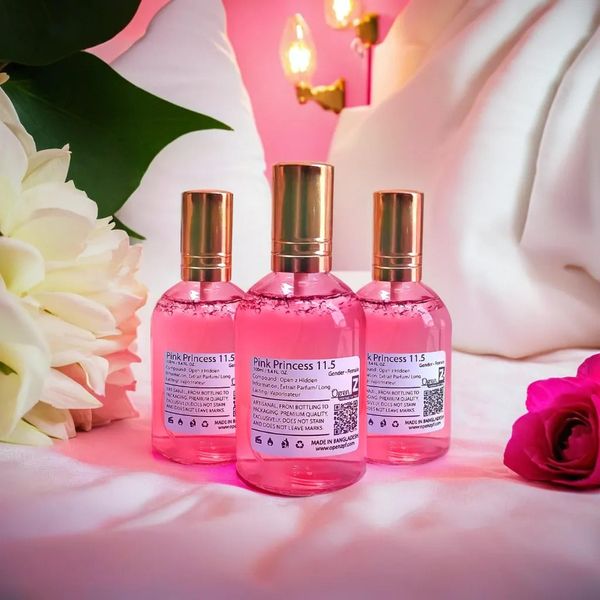 Pink Princess 11.5 Perfume | 100ml | Elegant Floral & Sweet Fragrance | Long Lasting | sera E-shop - Image 2