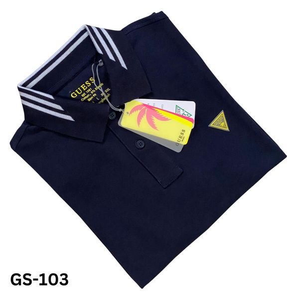 Guess Men's Night Blue Polo T-shirt