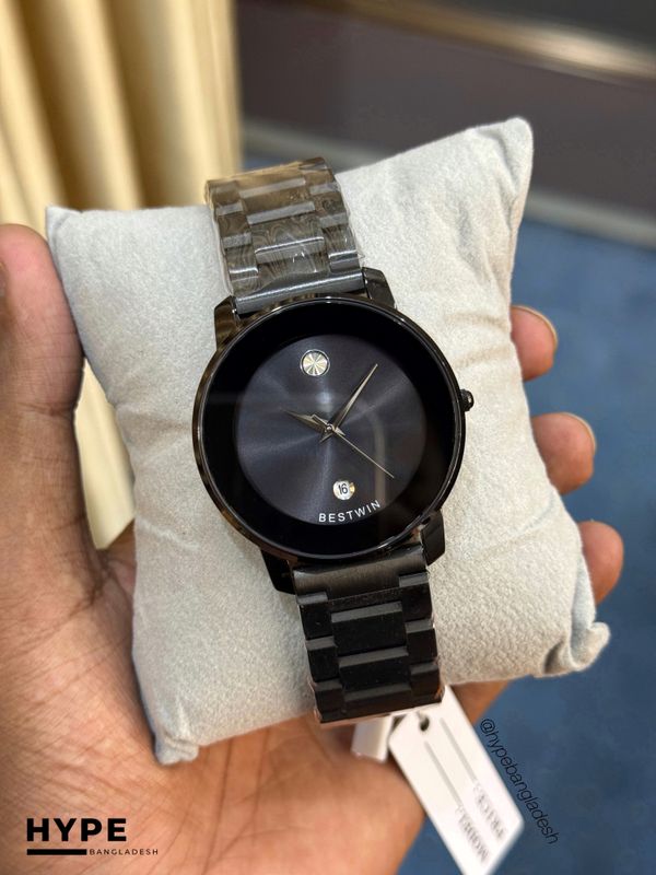 Bestwin BW163 Stainless Steel Watch (All Black)
