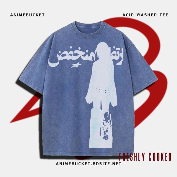 Y2K ARAB || BLUE WASHED TEE