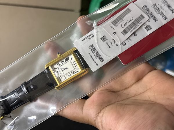 CARTIER TANK GOLD MASTER