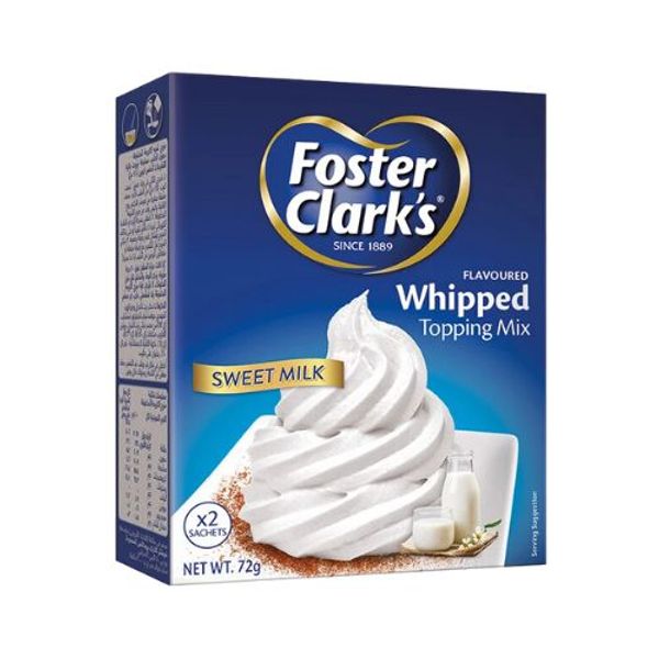Foster Clark's Whipped Topping Mix Vanilla 72gm ফস্টার ক্লার্কের হুইপড টপিং মিক্স ভ্যানিলা