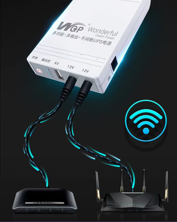 WGP mini UPS 5/12/12V (8,800mAh)-1 Year Warranty- Black
