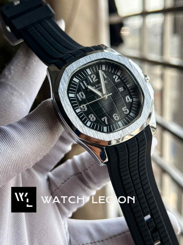 PATEK AQUANAUT SILVER & BLACK