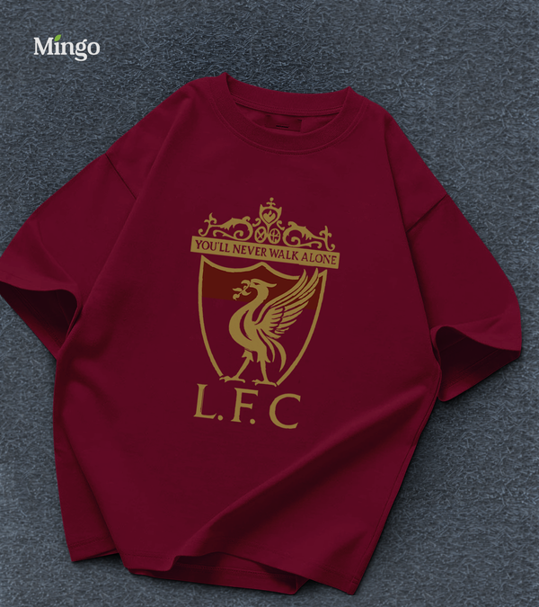 L.F.C -Meroon Dropshoulder
