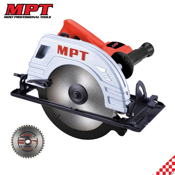 MPT Circular Saw, 2200w, Blade size: 235mm, Bore: 20mm, Cutting depth (45˚-90˚): 56mm-85mm, Model: MCS2303