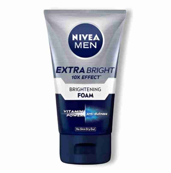 NIVEA® MEN Extra Bright 10X Effect Brightening Foam-100g