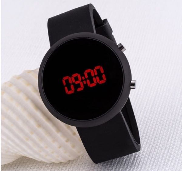 Gorgeous Looking Colorful Round LED Digital Sports Watch, Water Resistance LED Wrist Watch