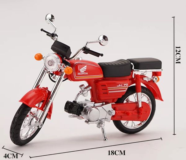 HONDA JH 70 Motorcycle Bike Metal Diecast Scale 1:12 [Clone-HONOA]
