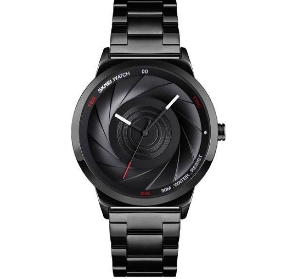 SKMEI 9210 Watch For Men Quartz Watch Business Men Waterproof 3D Camera Design