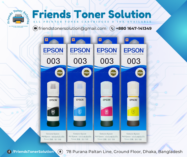 Epson 003 Ink Bottle (Full Set) Orginal