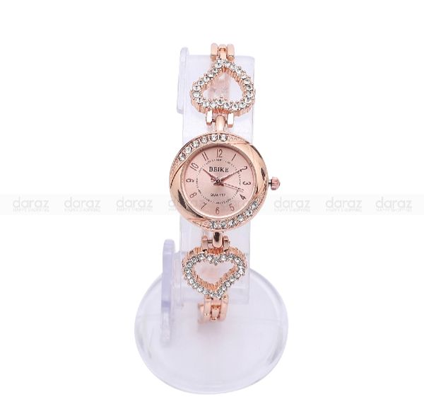 Ladies Beike Exclusive Stone Case Heart Shaped Steel Ladies Watch - Watch For Women