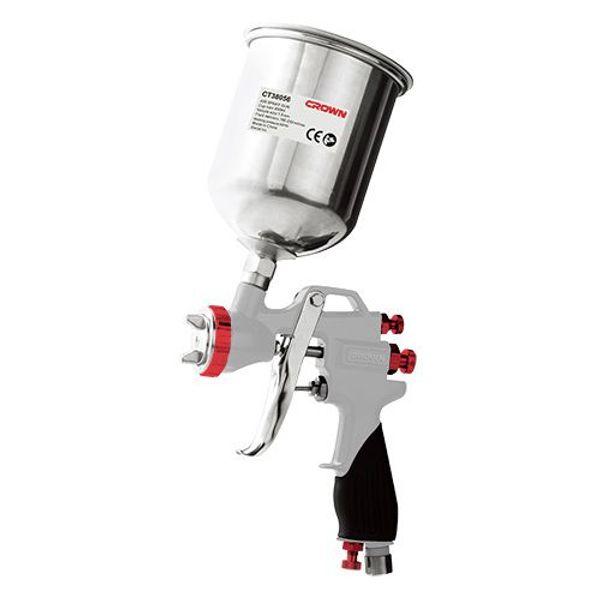 CROWN Professional Air Spray Gun, 1.5mm, 220ml/min, 600ml; Model: CT38056