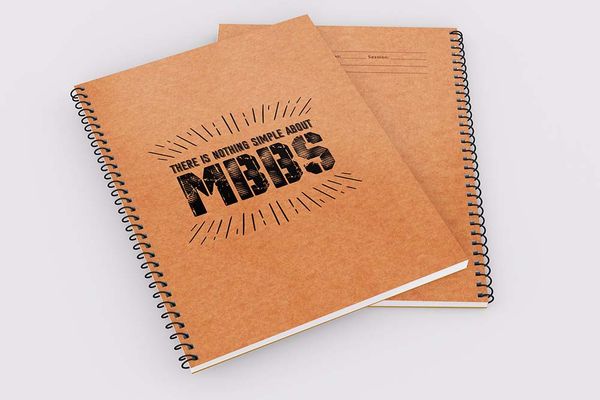 MBBS (Brown) - Demy Notebook
