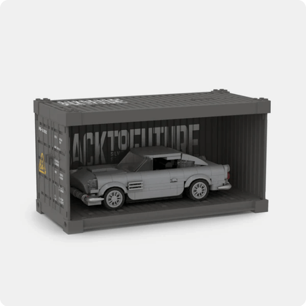 Silver Stream Soarer Back to Future PowerBlock 1:32 Scale