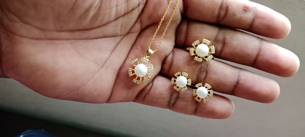 Pearl Pendent set