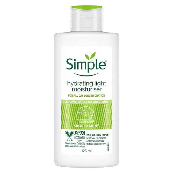 Simple Kind to Skin Hydrating Light Moisturiser – 125ml - 03931