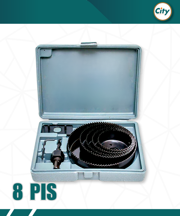 ৮ পিস হোল স সেট ৬৪ থেকে ১২৭ মিমি পর্যন্ত মাল্টি ফাংশনাল ড্রিল বিট সেট