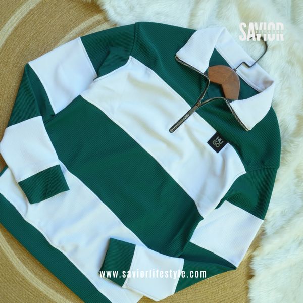 Bottle Green - Full Sleeve Zipper Sweatshirt