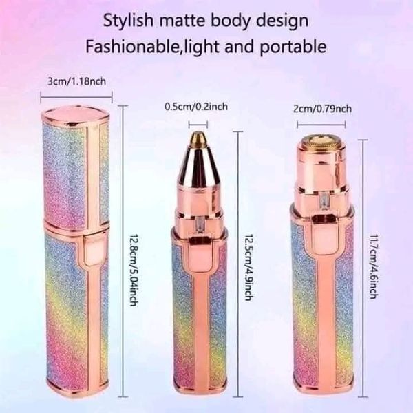2-in-1 Lady Shaver Flawless Eyebrow Trimmer