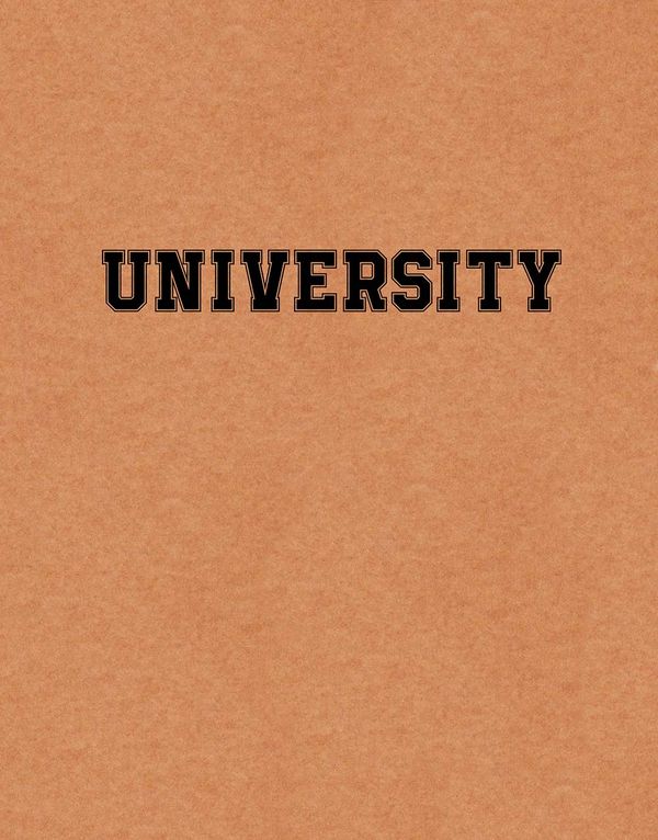 University - 200 Page Notebook