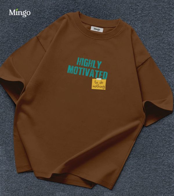 Highly Motivated to Do Nothing - Coffee Dropshoulder