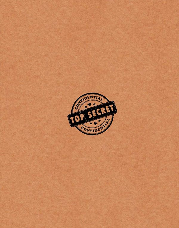 Top Secret (Brown) - 200 Page Notebook