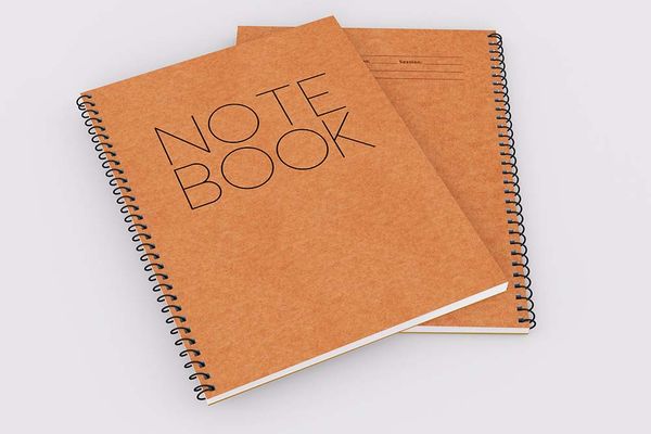 NOTE BOOK (Brown) - Demy Notebook