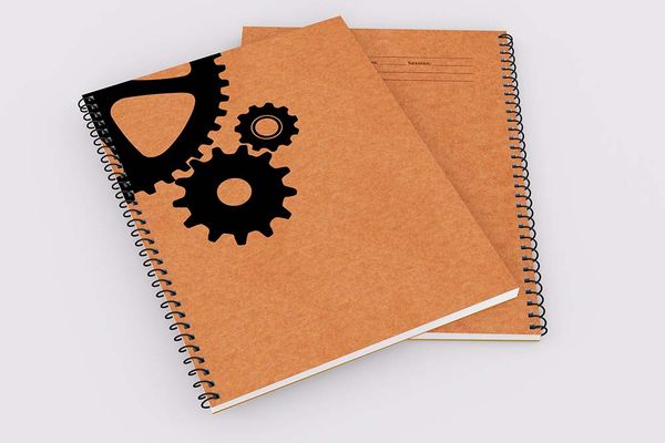 Gear (Brown) - Demy Notebook