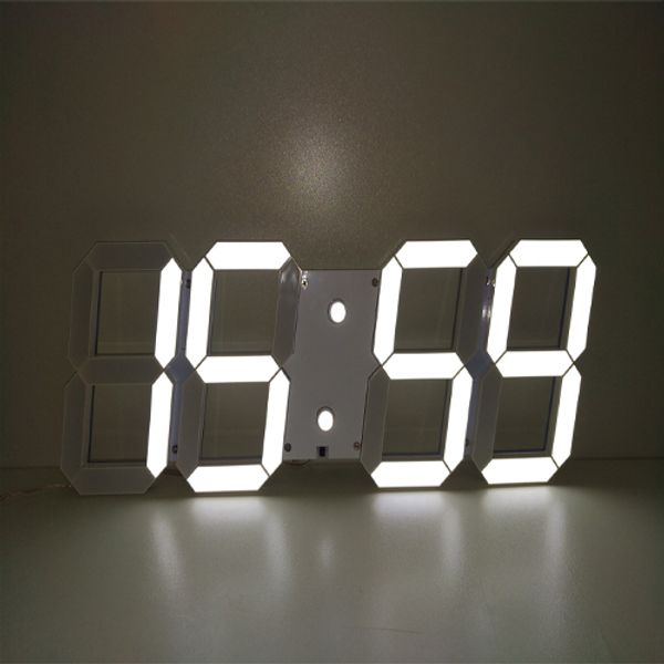 3d Led Digital Wall Alarm Clock