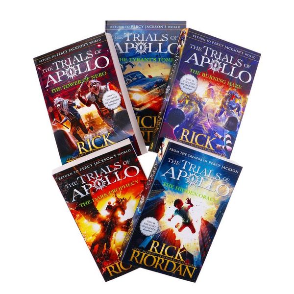 The Trials of Apollo Series (5 Books) by Rick Riordan