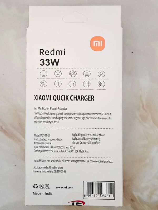 Redmi 33w Charger - Image 2