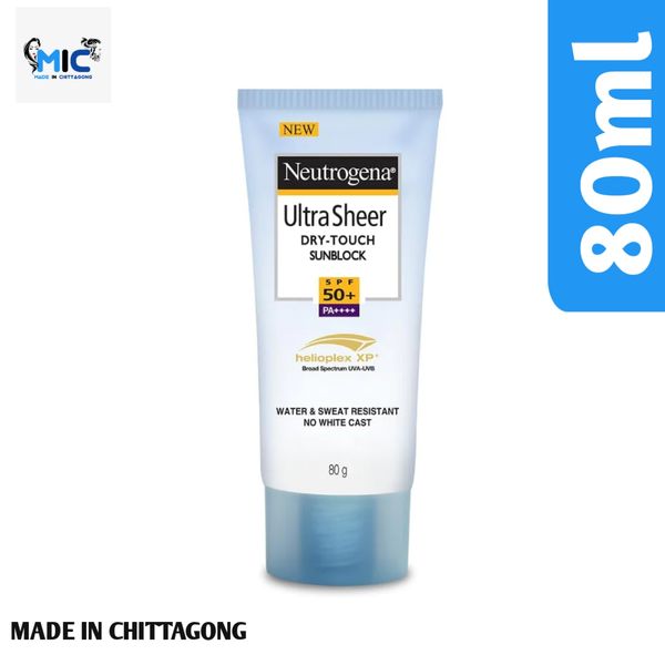 Neutrogena Ultra Sheer Dry-Touch Sunblock SPF50+(80gm)