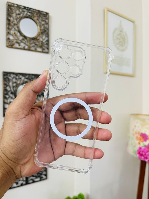 itel S26 Ultra Magsafe Transparent Back Cover