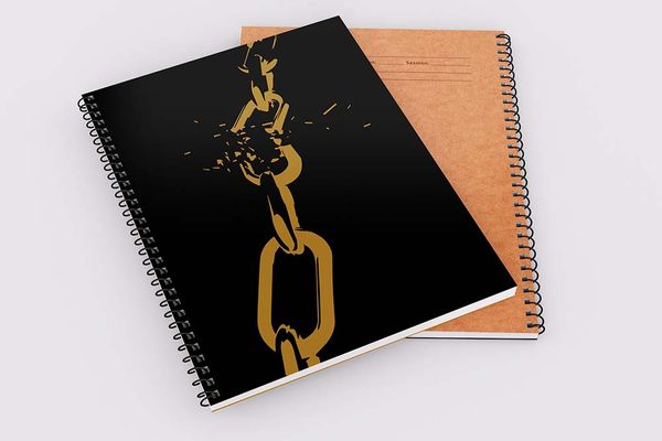 Chain Breaker (Black) - Demy Notebook