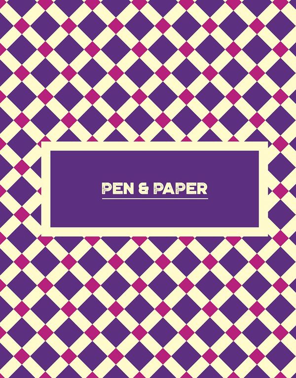 Pen & Paper (Violet) - 200 Page Notebook