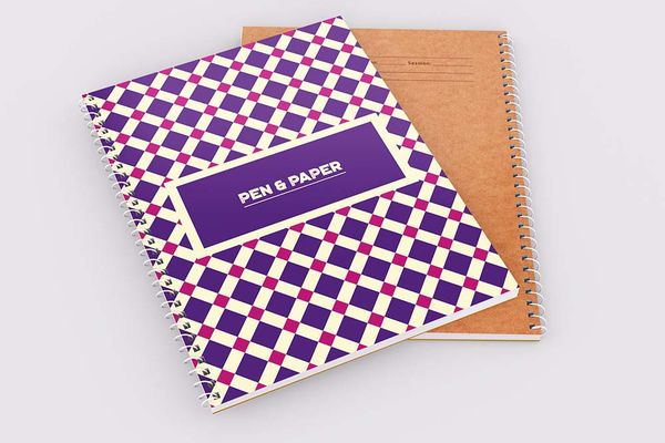 Pen & Paper (Violet) - Demy Notebook