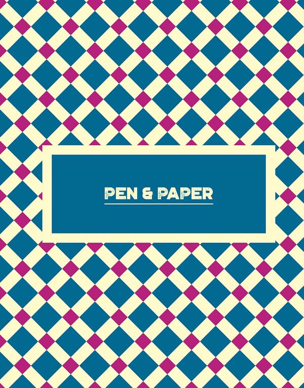 Pen & Paper (Cerulean) - 200 Page Notebook