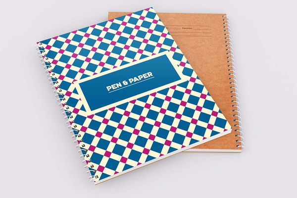 Pen & Paper (Cerulean) - Demy Notebook