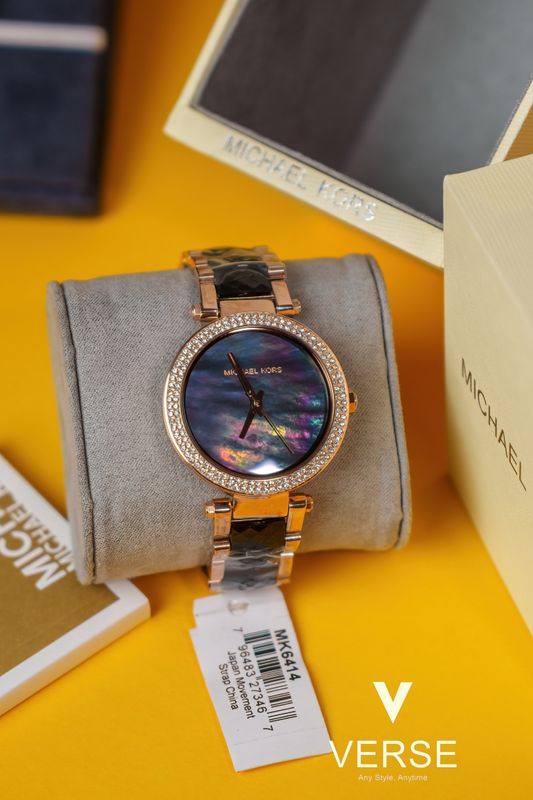 Michael Kors Parker MK6414 Women’s Two-Tone Watch – 39 mm