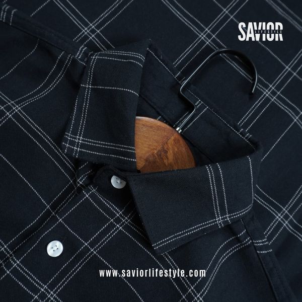Ink Square - Full Sleeve Pocket Less Check Shirt