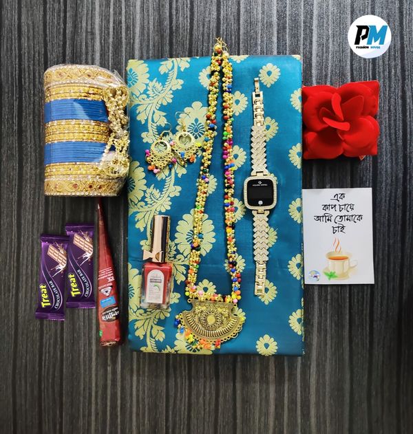 এক্সক্লুসিভ শাড়ি গিফ্ট কম্বো প্যাকেজ