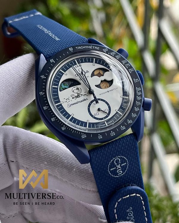 OMEGA X SWATCH EARTHPHASE MOONSHINE GOLD EDITION (SEMI AAA)