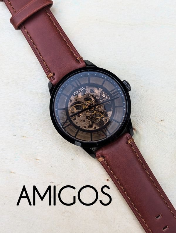 Fossil Townsman Automatic Light Brown Belt