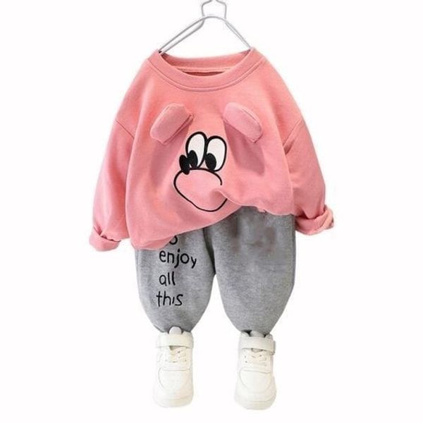🧒 Baby Sweatshirt & Pant Set (1-5 Years) – Stylish & Cozy 🩵