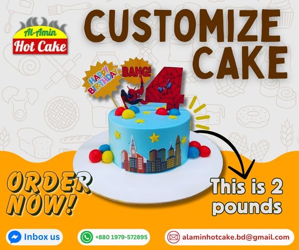 Spiderman cake