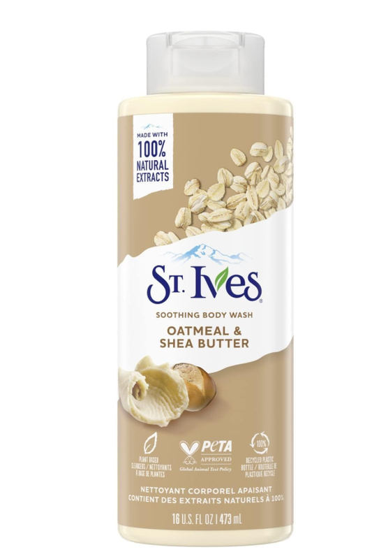 St. Ives Soothing Body Wash| Oatmeal & Shea Butter, 450ml - Image 2
