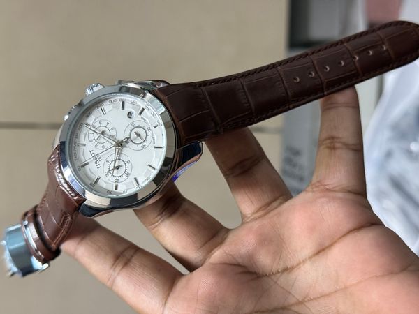 TISSOT CHRONO BROWN BELT