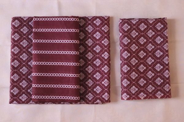 Womens Gulmaroon Premium Meherbaan Three Piece